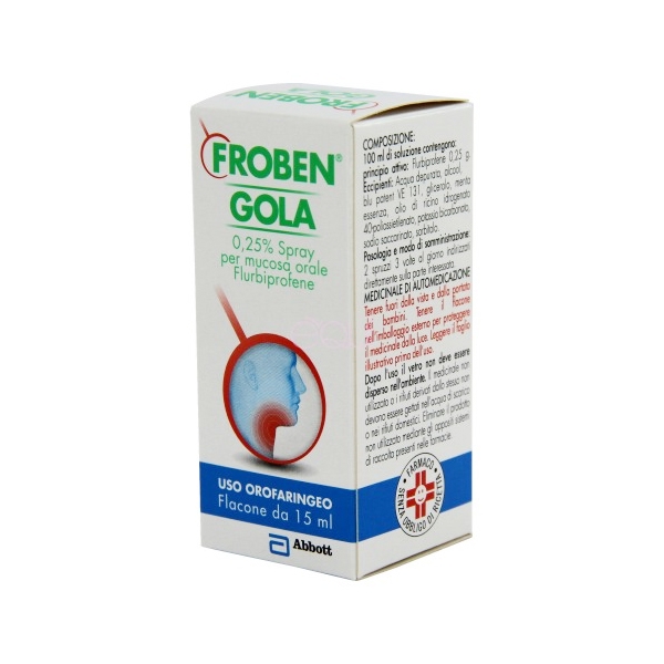 Froben Gola Spray Per Mucosa Orale Flurbiprofene