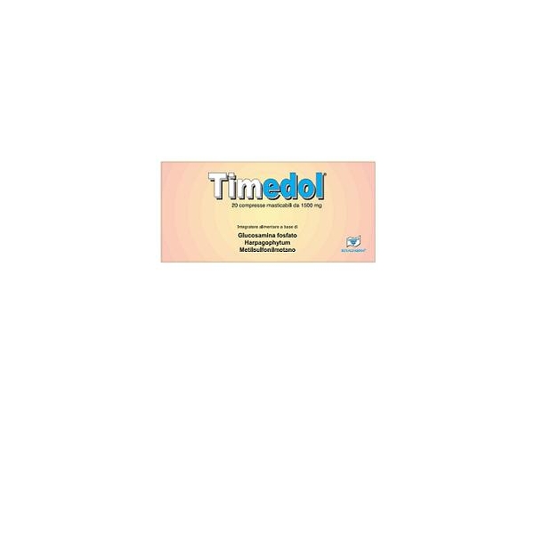 TIMEDOL 20CPR MASTIC 1500MG