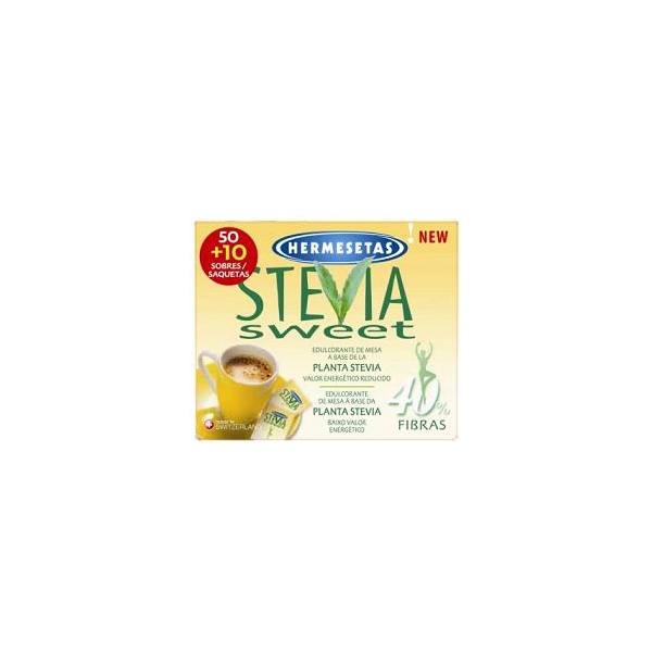 HERMESETAS STEVIA 50+10BUST