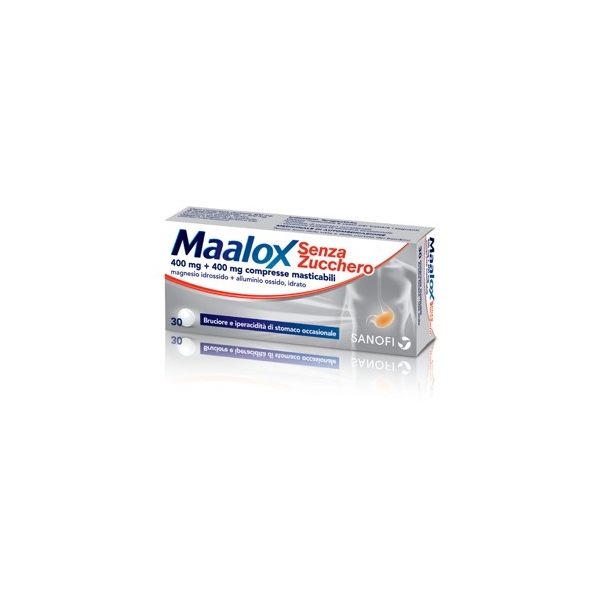 MAALOX*30CPR MAST S/ZUC 400+400