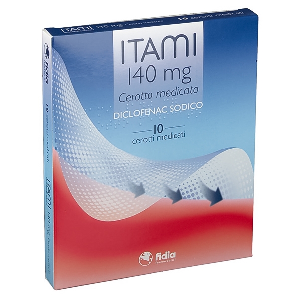 ITAMI 10 CEROTTI MEDICATI 140 MG